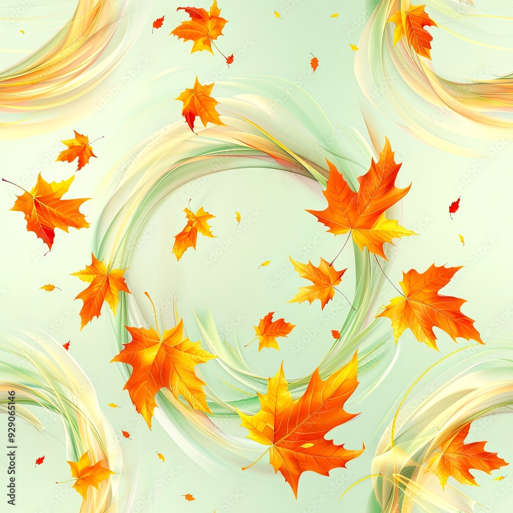 Obraz premium autumn leaves background