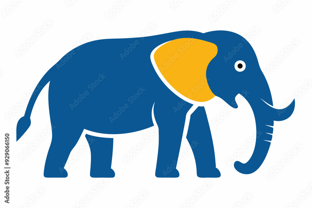 Fototapeta premium An Elephant vector art illustration