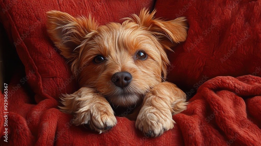 Charming Pet Portrait Featuring a Dog or Cat in a Cozy Setting Charming Pet Portrait Featuring a Dog or Cat in a Cozy Setting
