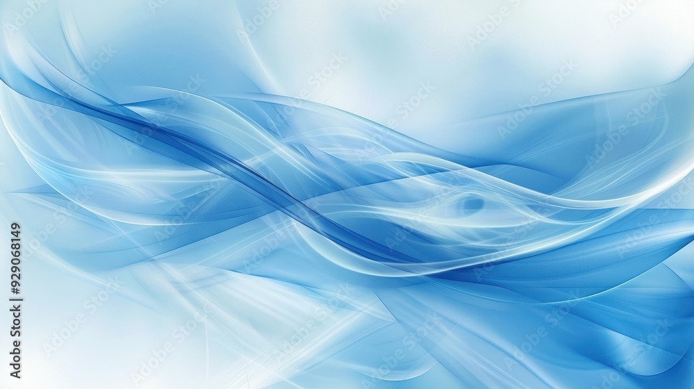 Abstract Blue Waves Background Abstract Blue Waves Background