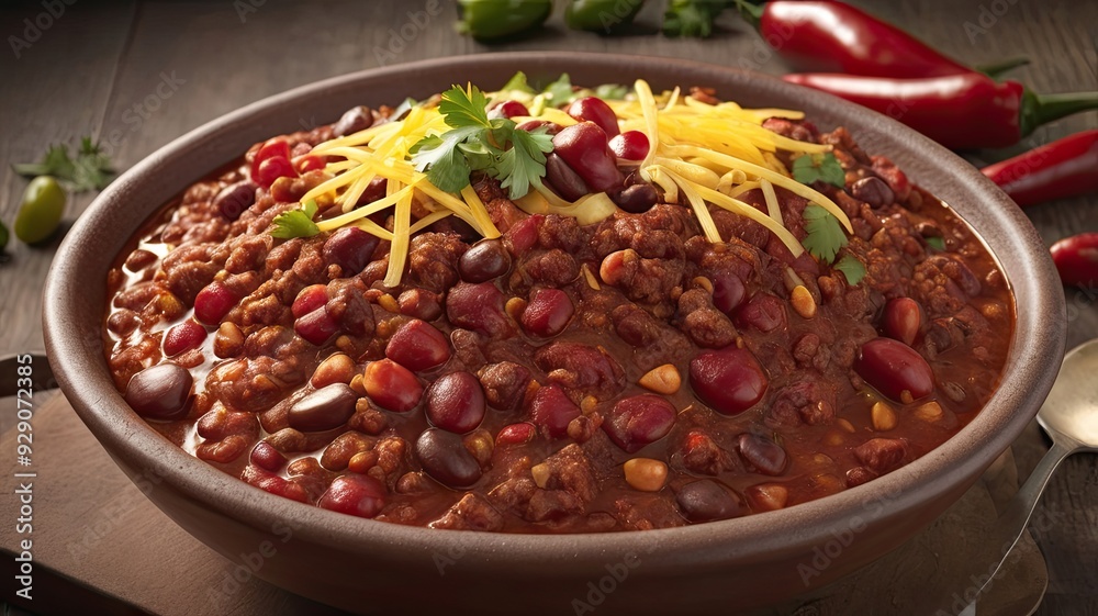 Leckeres Chili Con Carne Gericht Leckeres Chili Con Carne Gericht