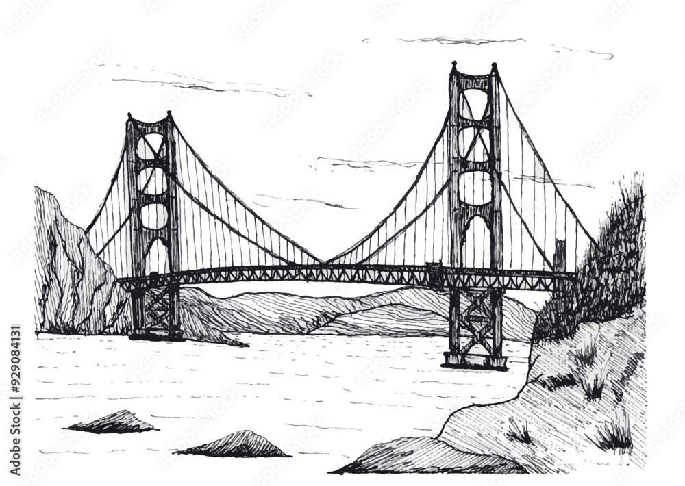 Fototapeta premium Golden Gate Bridge