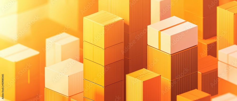 A vibrant abstract composition of stacked rectangular shapes in shades of orange, creating a modern urban skyline effect. A vibrant abstract composition of stacked rectangular shapes in shades of orange, creating a modern urban skyline effect.