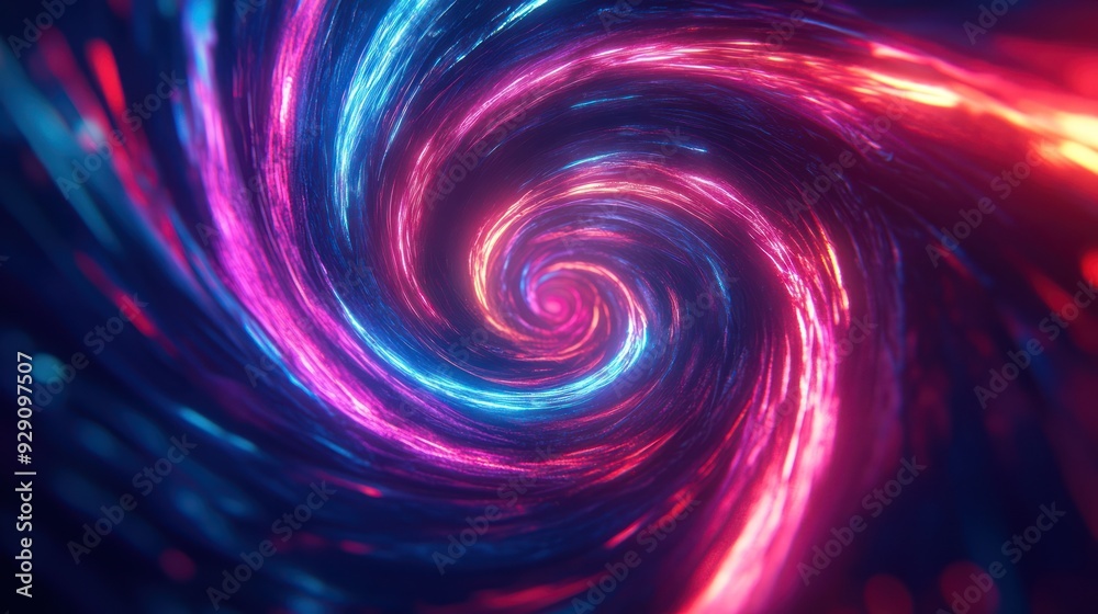 Abstract Swirling Lights