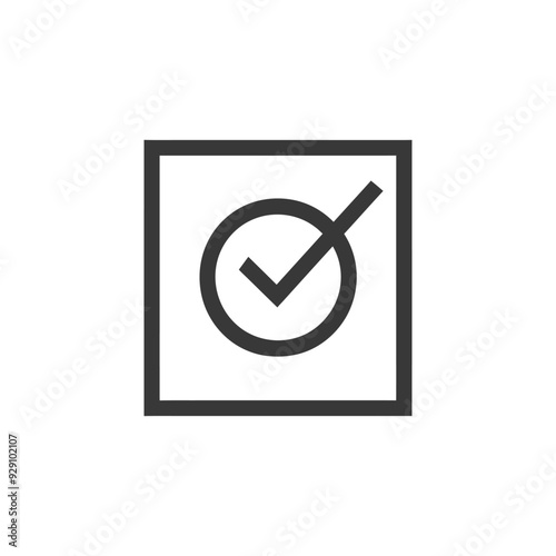 Checkmark Icon Inside a Square