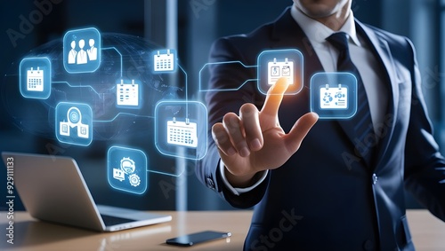 Interactive Data Management: Virtual Graphs and Analytics on a Holographic Interface in Digital Space