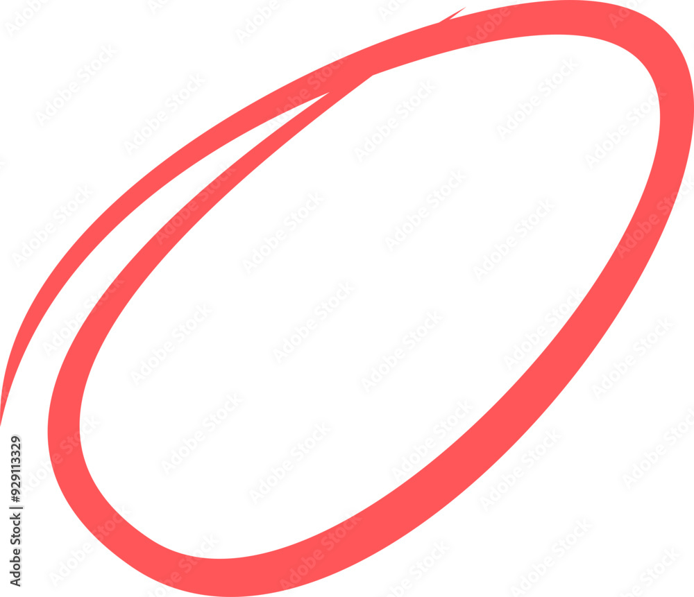 Red Circle Line Pencil Red Circle Line Pencil