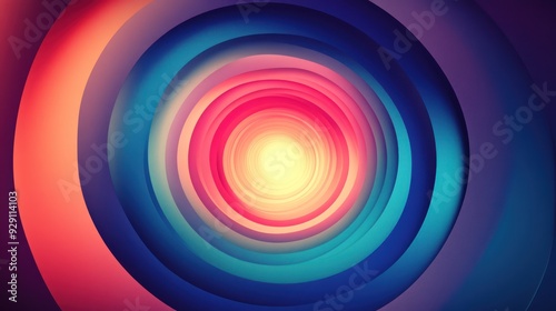 Abstract Colorful Spiral Background with Deep Blue and Pink Hues