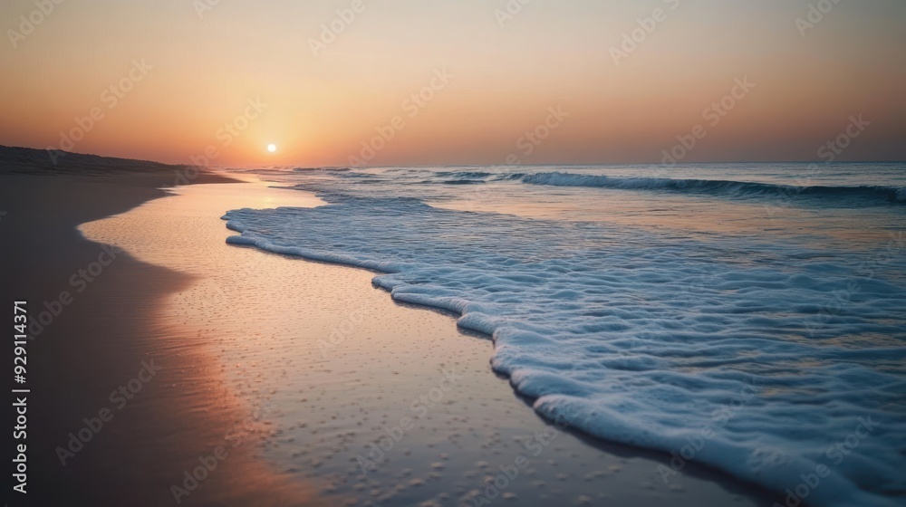 Obraz premium Sunrise on the Beach