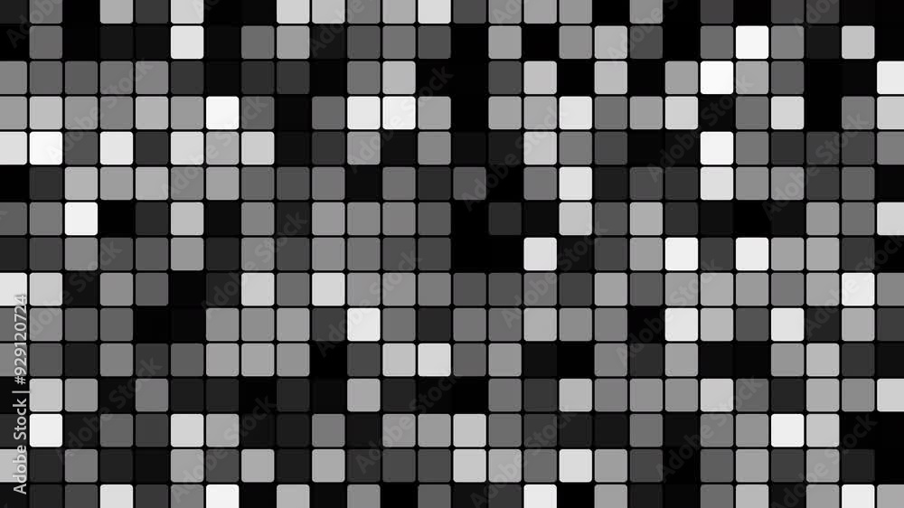 Abstract background black and white flashing squares 1 Abstract background black and white flashing squares 1