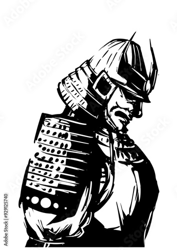 武士（バストアップ）