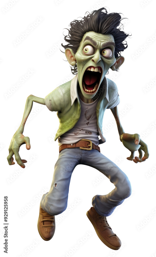 PNG Zombie cartoon white background representation. PNG Zombie cartoon white background representation.