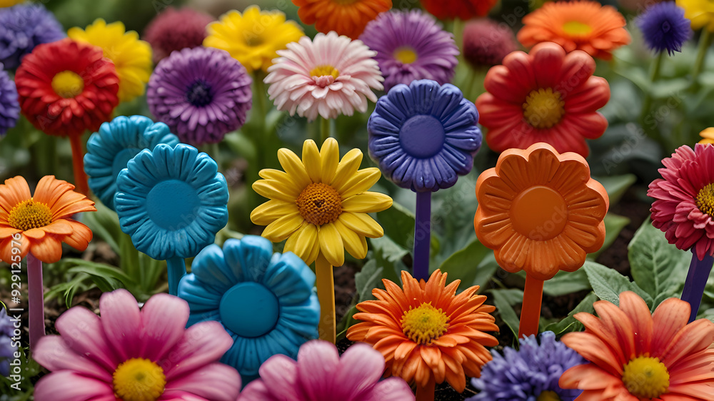 colorful flowers background colorful flowers background