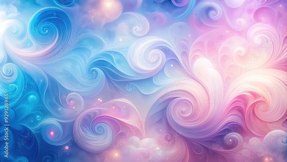 Soft, dreamy gradient swirls in pastel hues of pink, blue, and purple converge in an abstract, ethereal background with a calming, gentle, and serene atmosphere. Soft, dreamy gradient swirls in pastel hues of pink, blue, and purple converge in an abstract, ethereal background with a calming, gentle, and serene atmosphere.