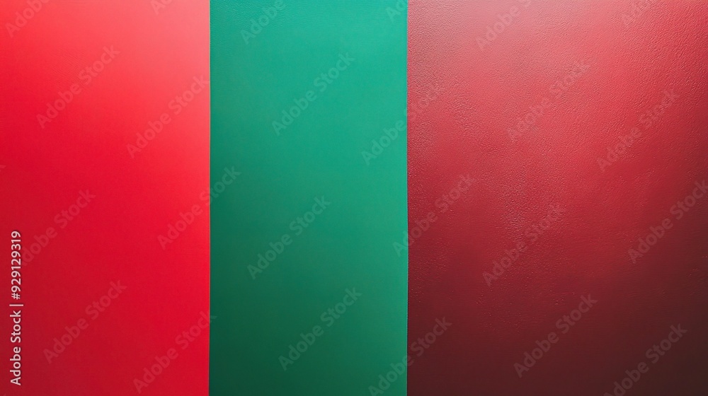 Fototapeta premium Design a red and green background with contrasting colors and vibrant appeal