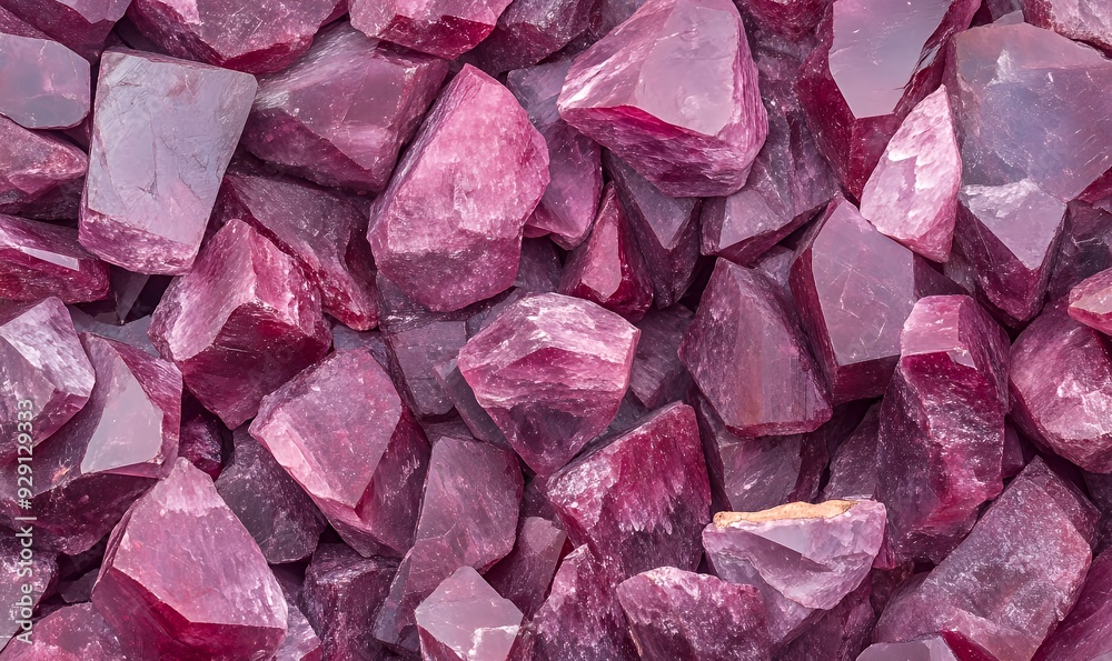 A close-up of raw ruby stones displaying their rich red hues and natural textures. A close-up of raw ruby stones displaying their rich red hues and natural textures.