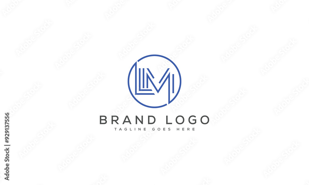 letter LM logo design vector template design for brand. letter LM logo design vector template design for brand.