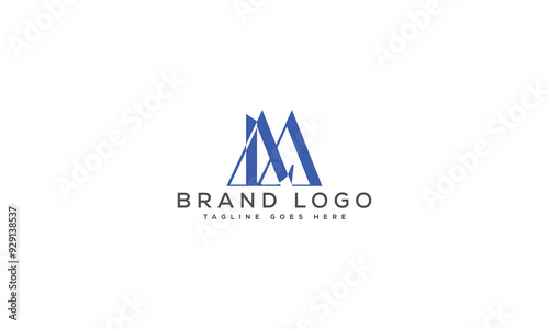 letter LM logo design vector template design for brand.