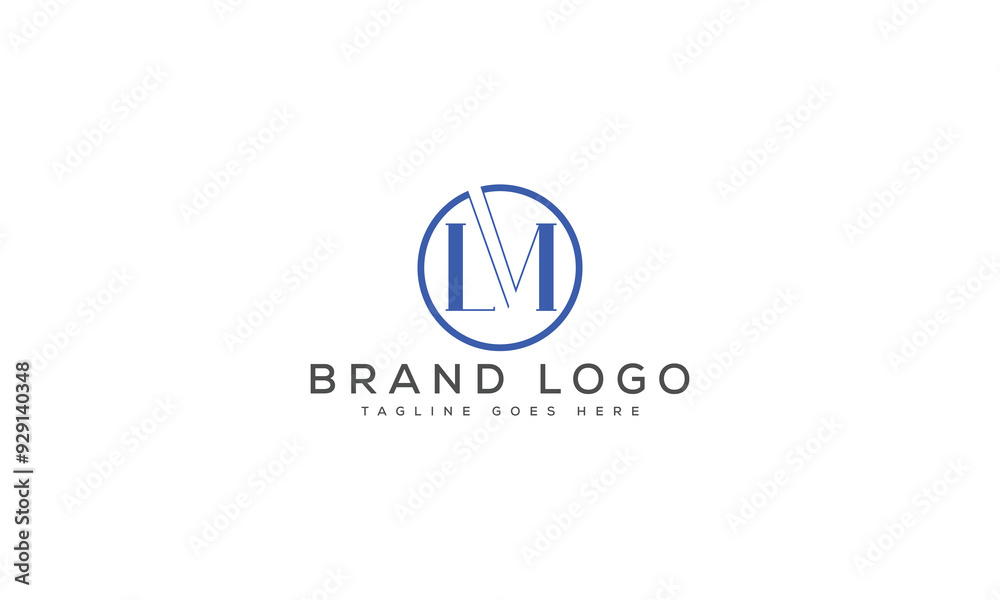 letter LM logo design vector template design for brand. letter LM logo design vector template design for brand.