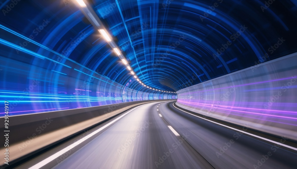 glowing blue and purple lines swirl and stretch across the tunnel walls creating a vivid energetic texture light patterns converge and diverge enhancing the speed effect glowing blue and purple lines swirl and stretch across the tunnel walls creating a vivid energetic texture light patterns converge and diverge enhancing the speed effect
