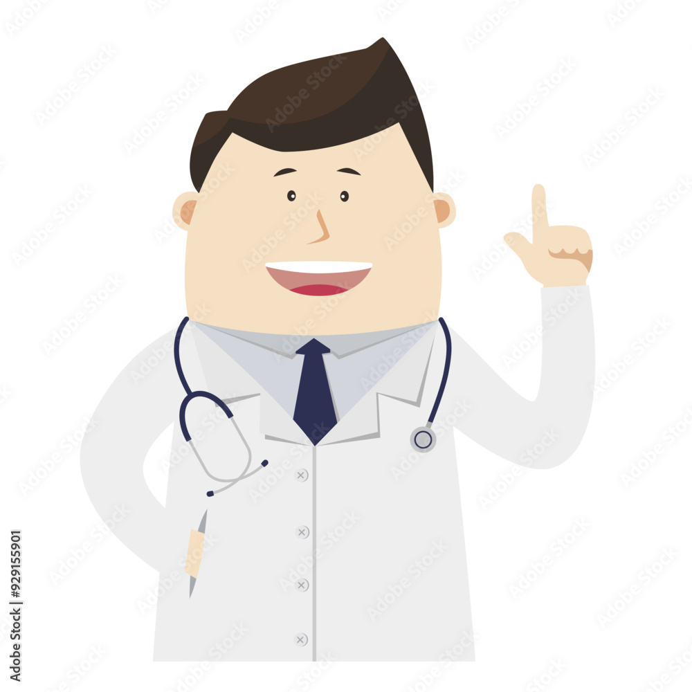Cartoon images of doctor in various poses. transparency background Cartoon images of doctor in various poses. transparency background