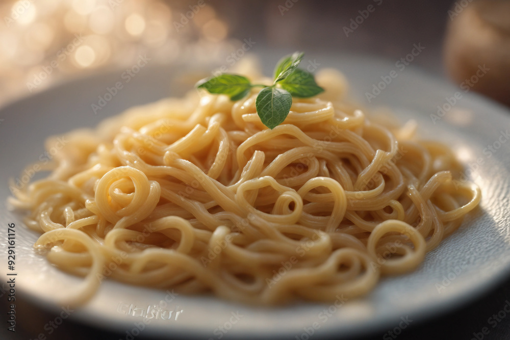 Pasta in a bowl. Spaghetti portion Pasta in a bowl. Spaghetti portion