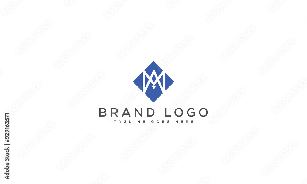 letter MA logo design vector template design for brand. letter MA logo design vector template design for brand.