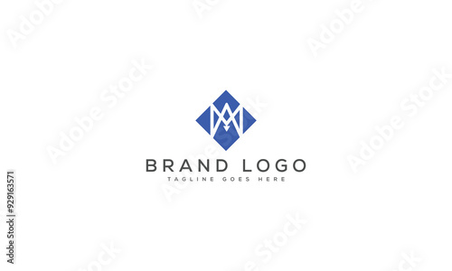 Free Download letter MA logo design vector template design for brand. - GFXLoad