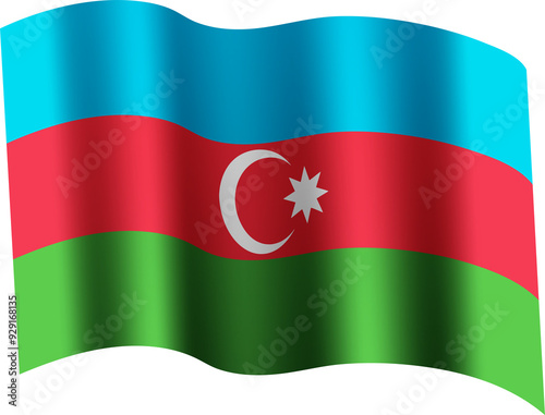 Free Download Azerbaijan Realistic 3D Waving Flag - GFXLoad