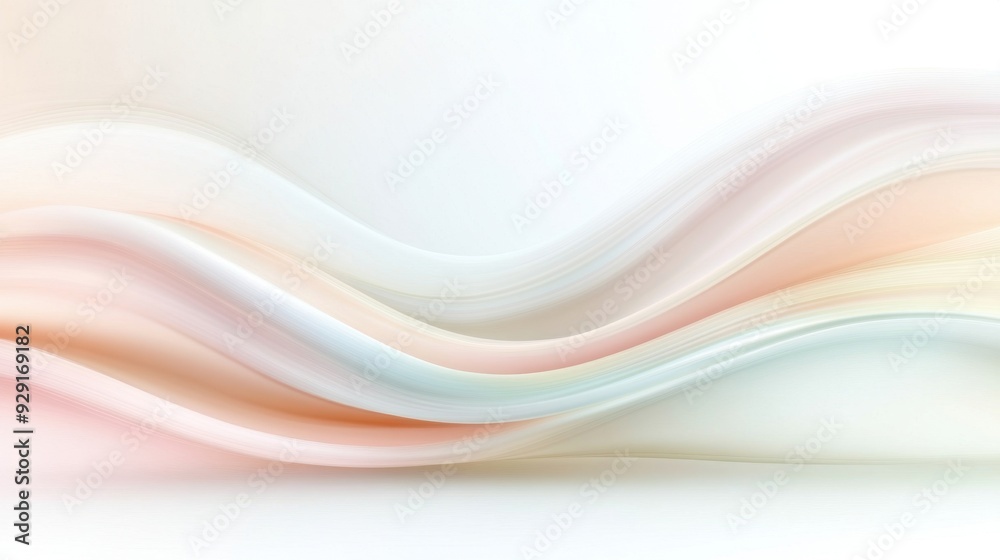 Obraz premium A colorful wave with a pink and white background