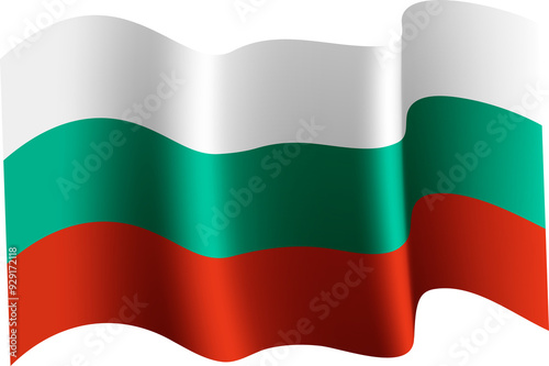 Bulgaria Realistic 3D Waving Flag