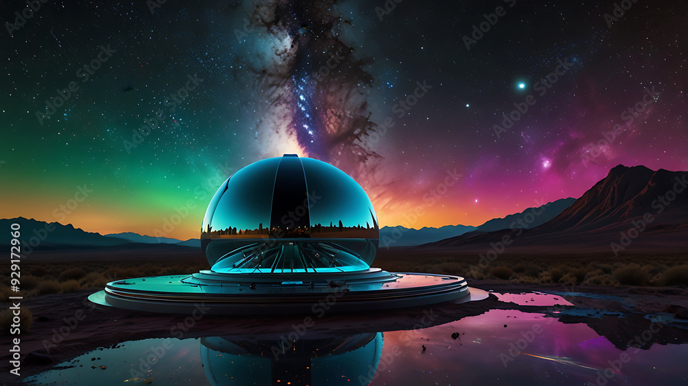 The Space Background with different vibrant