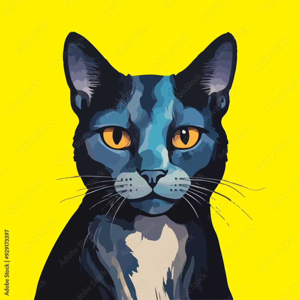 Obraz premium Cute cat Royalty Free Vector