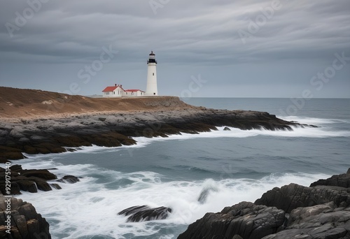 lighthouse on the coast