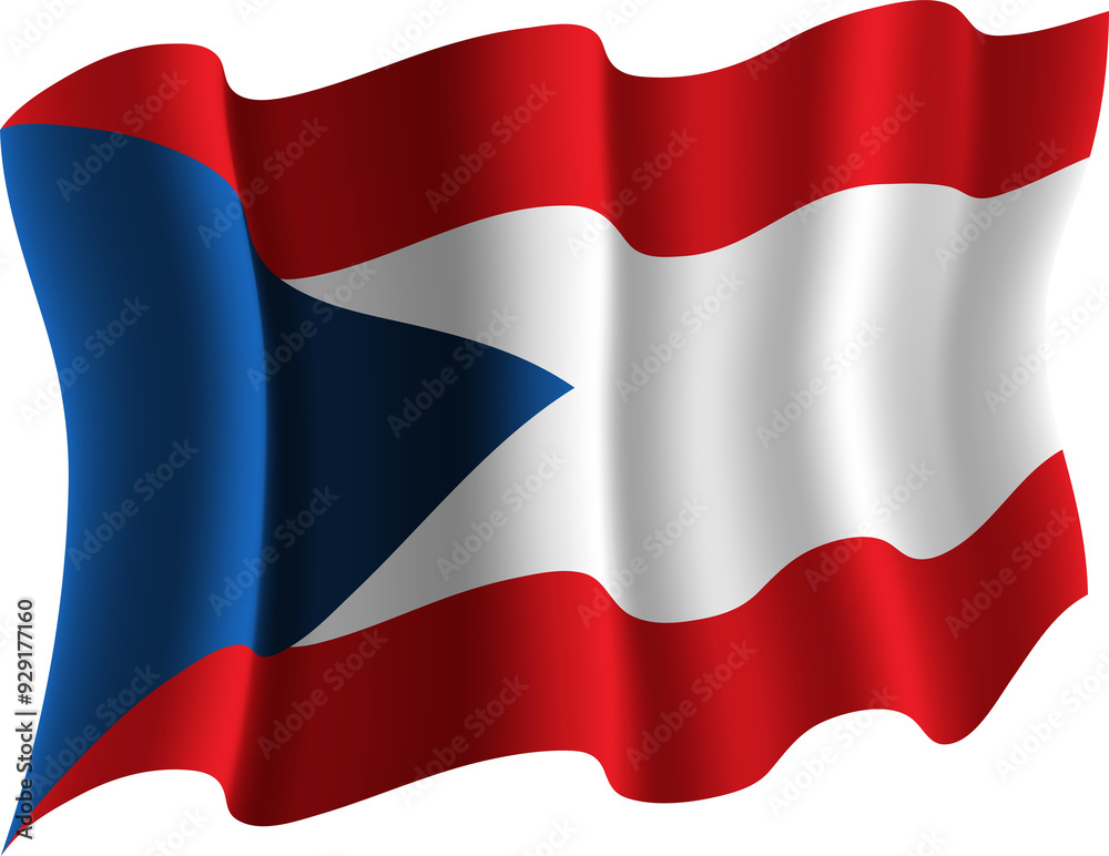 Czechia Realistic 3D Waving Flag Czechia Realistic 3D Waving Flag