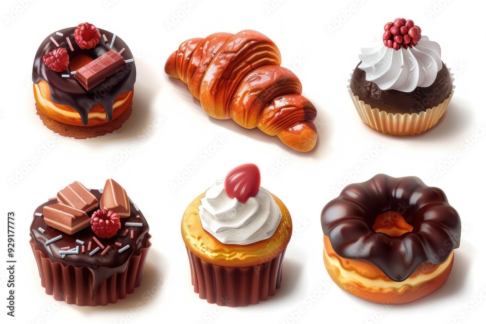 Assortment of Delicious Bakery Treats Assortment of Delicious Bakery Treats