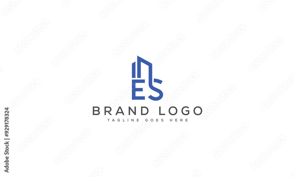 letter ES logo design vector template design for brand. letter ES logo design vector template design for brand.
