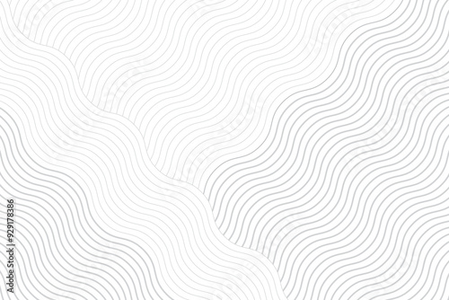 Abstract gray color wavy line pattern, modern design stripes background with curve lines, wavy line pattern. Vector illustration.