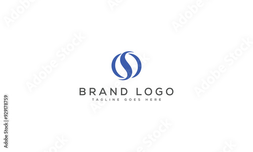 letter SO logo design vector template design for brand.