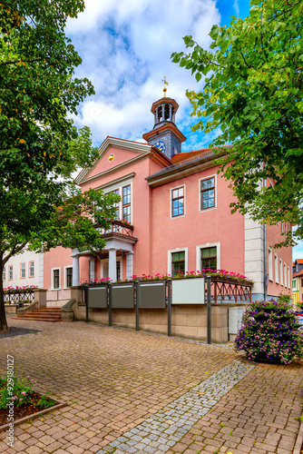 Townhall of Bad Berka, Thuringia, Germany photo