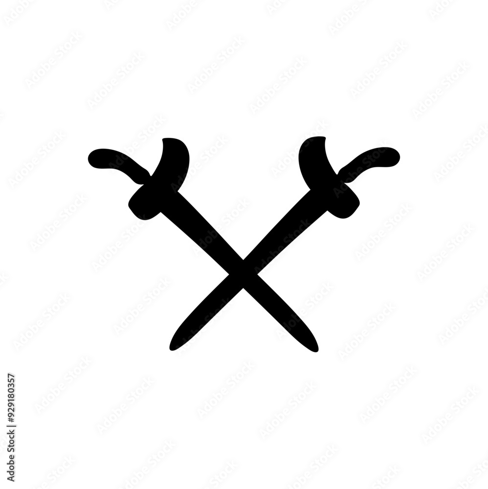 Keris traditional weapon from indonesia icon Keris traditional weapon from indonesia icon