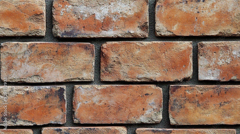 Rustic Brickwork Texture: Close-up on the rugged beauty of an old brick wall, showcasing the weathered texture and warm hues. Rustic Brickwork Texture: Close-up on the rugged beauty of an old brick wall, showcasing the weathered texture and warm hues.