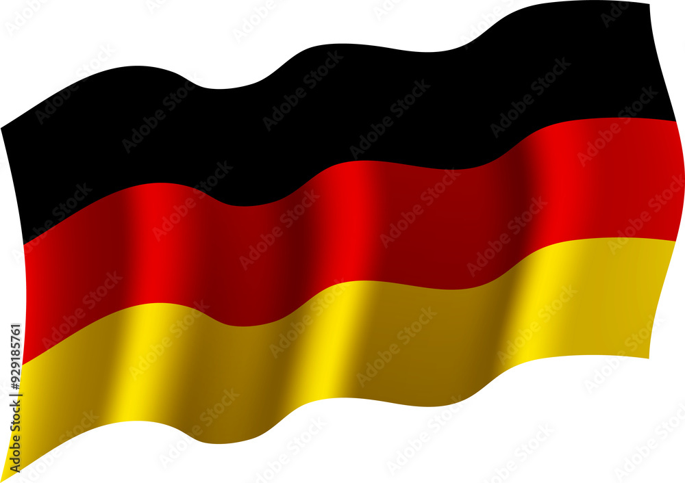 Germany Realistic 3D Waving Flag Germany Realistic 3D Waving Flag