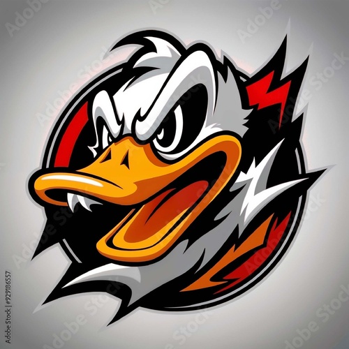 Wallpaper Mural angry duck face Torontodigital.ca