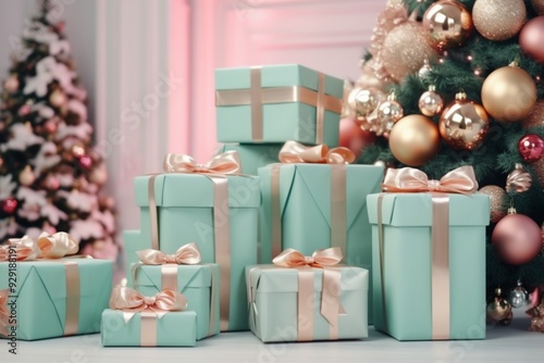 christmas tree and gifts