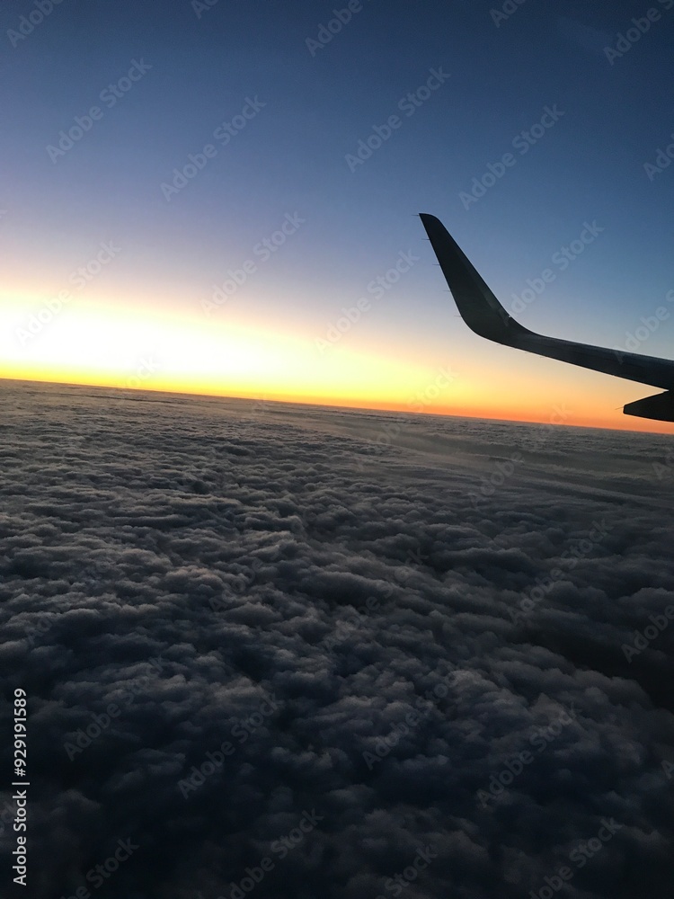 Sunrise from the Plane