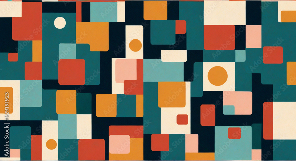 seamless pattern with squares seamless pattern with squares