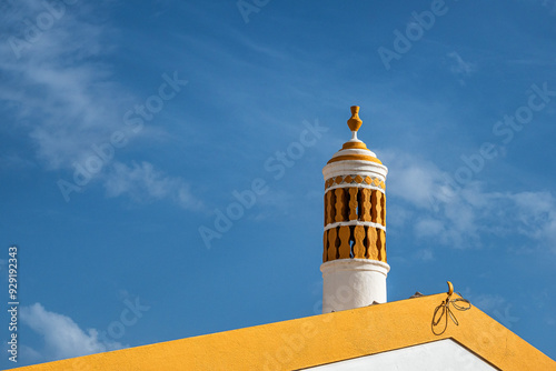 The unique Algarvian chimneys, Chamine Algarvia dorning cities and villages across Portugal's Algarve region #929192343