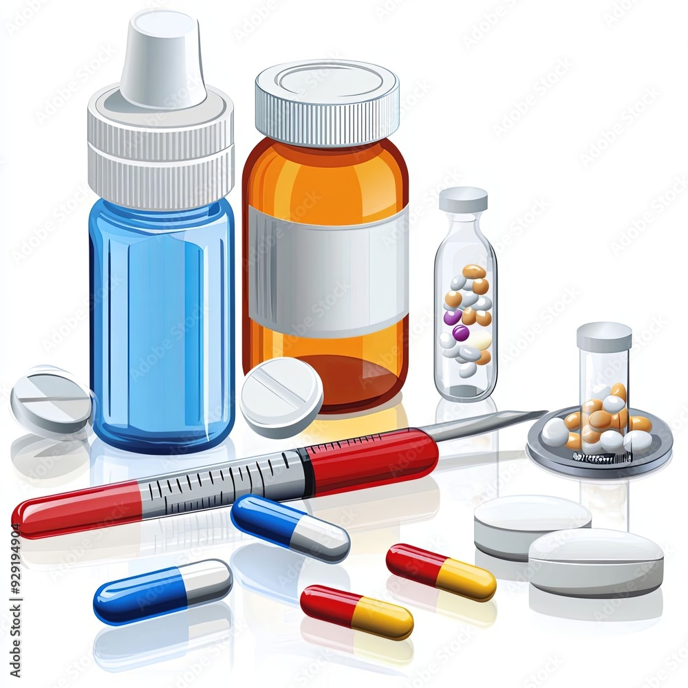 illustration on the topic of medicine illustration on the topic of medicine