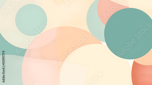 Wallpaper Mural basic pastel wallpaper background pattern, basic shapes and patterns Torontodigital.ca